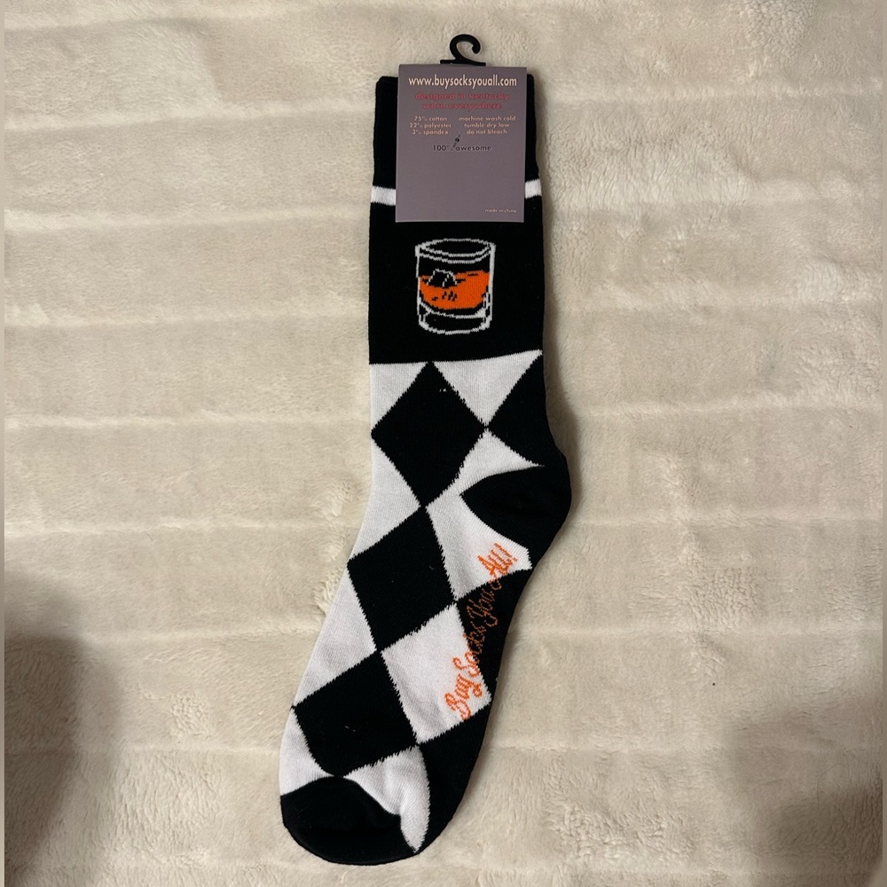 Fancy bourbon drinking socks - Picture 2 of 2